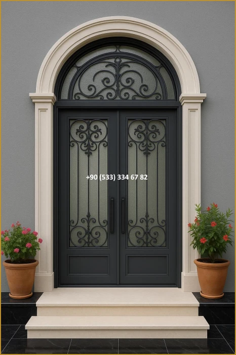 VİLLA KAPILARI-FERFORJE VİLLA KAPILAR-VİLLA GİRİŞ KAPILAR-BAHÇE KAPILARI fer8297