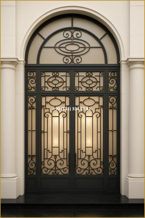 VİLLA KAPILARI-FERFORJE VİLLA KAPILAR-VİLLA GİRİŞ KAPILAR-BAHÇE KAPILARI fer8301