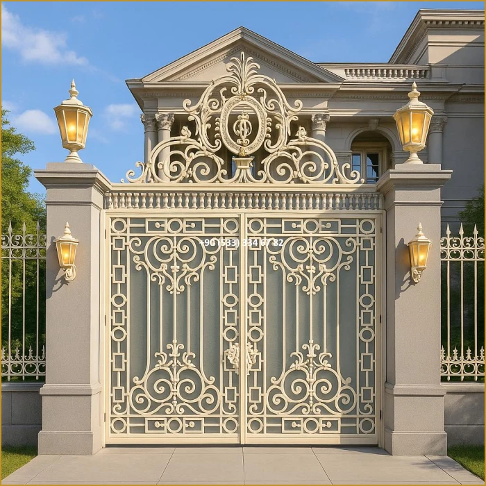 VİLLA KAPILARI-FERFORJE VİLLA KAPILAR-VİLLA GİRİŞ KAPILAR-BAHÇE KAPILARI-FERFORJE KAPILAR fer8295