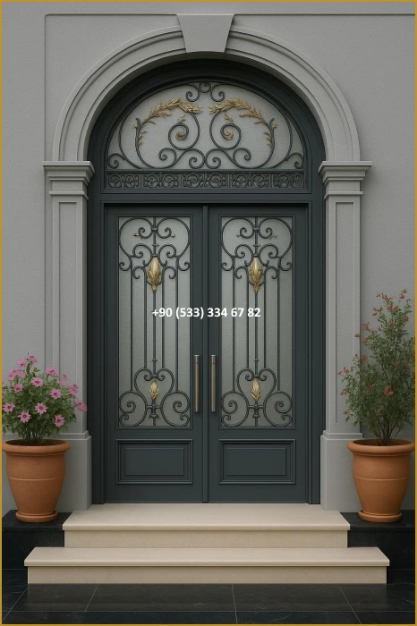 VİLLA KAPILARI-FERFORJE VİLLA KAPILAR-VİLLA GİRİŞ KAPILAR-BAHÇE KAPILARI-FERFORJE KAPILAR fer8299